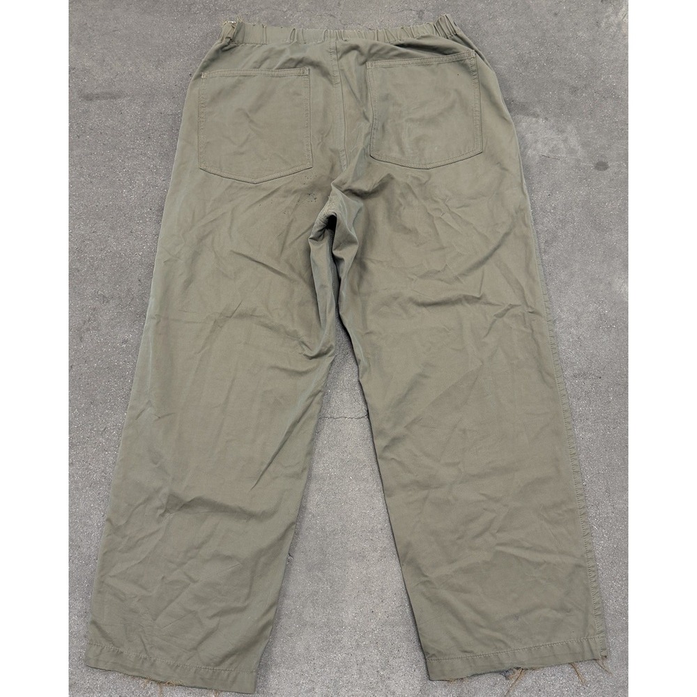 Comme Des Garcons Homme Pants Mens M Brown Pull On Crop Minimalist Japan - Picture 3 of 16
